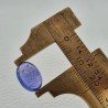 Tanzanite Naturale Forma Ovale Piatto Cabochon Liscio Fatto a Mano 12X8X5mm 5,25 Carati 1pz