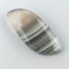 Fluorite Naturale Forma Fantasia Piatto Cabochon Liscio Fatto a Mano 31X14mm 5,40gm 1pz