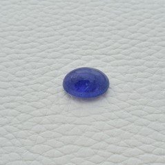 Tanzanite Naturale Forma Ovale Piatto Cabochon Liscio Fatto a Mano 15X11X08mm 12,10 Carati 1pz