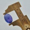 Tanzanite Naturale Forma Ovale Piatto Cabochon Liscio Fatto a Mano 15X11X08mm 12,10 Carati 1pz
