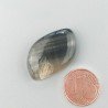 Fluorite Naturale Forma Fantasia Piatto Cabochon Liscio Fatto a Mano 27X17mm 5,60gm 1pz