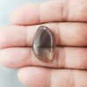 Fluorite Naturale Forma Fantasia Piatto Cabochon Liscio Fatto a Mano 27X17mm 5,60gm 1pz
