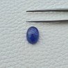 Tanzanite Naturale Forma Ovale Piatto Cabochon Liscio Fatto a Mano 13,80X10X8mm 10,95 Carati 1pz