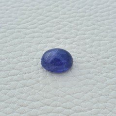 Tanzanite Naturale Forma Ovale Piatto Cabochon Liscio Fatto a Mano 13,80X10X8mm 10,95 Carati 1pz