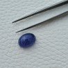 Tanzanite Naturale Forma Ovale Piatto Cabochon Liscio Fatto a Mano 13,80X10X8mm 10,95 Carati 1pz