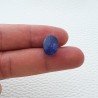 Tanzanite Naturale Forma Ovale Piatto Cabochon Liscio Fatto a Mano 13,80X10X8mm 10,95 Carati 1pz