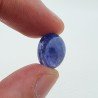 Tanzanite Naturale Forma Ovale Piatto Cabochon Liscio Fatto a Mano 13,80X10X8mm 10,95 Carati 1pz