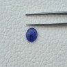 Tanzanite Naturale Forma Ovale Piatto Cabochon Liscio Fatto a Mano 11X9X5mm 4,25 Carati 1pz