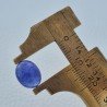 Tanzanite Naturale Forma Ovale Piatto Cabochon Liscio Fatto a Mano 11X9X5mm 4,25 Carati 1pz