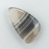 Fluorite Naturale Forma Fantasia Piatto Cabochon Liscio Fatto a Mano 28X16X6mm 5,60gm 1pz