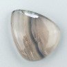 Fluorite Naturale Forma Goccia Piatto Cabochon Liscio Fatto a Mano 26X22mm 6,55gm 1pz