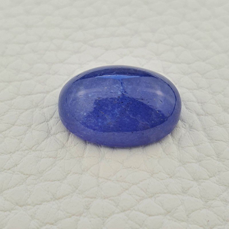 Tanzanite Naturale Forma Ovale Piatto Cabochon Liscio Fatto a Mano 19X13X08mm 19,55 Carati 1pz Tanzanite Naturale Forma Ovale Piatto Cabochon Liscio Fatto a Mano 19X13X08mm 19,55 Carati 1pz