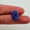 Tanzanite Naturale Forma Ovale Piatto Cabochon Liscio Fatto a Mano 19X13X08mm 19,55 Carati 1pz