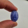 Tanzanite Naturale Forma Ovale Piatto Cabochon Liscio Fatto a Mano 19X13X08mm 19,55 Carati 1pz