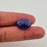 Tanzanite Naturale Forma Ovale Piatto Cabochon Liscio Fatto a Mano 18X12X11mm 22,95 Carati 1pz