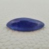 Tanzanite Naturale Forma Marquise Piatto Cabochon Liscio Fatto a Mano 13X13X08mm 17,20 Carati 1pz