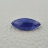 Tanzanite Naturale Forma Marquise Piatto Cabochon Liscio Fatto a Mano 20X10X06mm 10,45 Carati 1pz