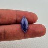 Tanzanite Naturale Forma Marquise Piatto Cabochon Liscio Fatto a Mano 20X10X06mm 10,45 Carati 1pz
