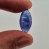 Tanzanite Naturale Forma Marquise Piatto Cabochon Liscio Fatto a Mano 20X10X06mm 10,45 Carati 1pz