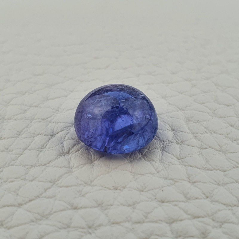 Tanzanite Naturale Forma Tondo Piatto Cabochon Liscio Fatto a Mano 11X11X06mm 7,50 Carati 1pz Tanzanite Naturale Forma Tondo Piatto Cabochon Liscio Fatto a Mano 11X11X06mm 7,50 Carati 1pz
