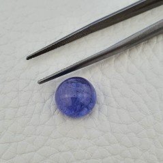 Tanzanite Naturale Forma Tondo Piatto Cabochon Liscio Fatto a Mano 11X11X06mm 7,50 Carati 1pz Tanzanite Naturale Forma Tondo Piatto Cabochon Liscio Fatto a Mano 11X11X06mm 7,50 Carati 1pz