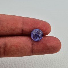 Tanzanite Naturale Forma Tondo Piatto Cabochon Liscio Fatto a Mano 11X11X06mm 7,50 Carati 1pz Tanzanite Naturale Forma Tondo Piatto Cabochon Liscio Fatto a Mano 11X11X06mm 7,50 Carati 1pz