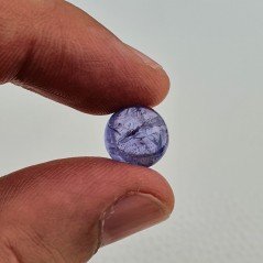 Tanzanite Naturale Forma Tondo Piatto Cabochon Liscio Fatto a Mano 11X11X06mm 7,50 Carati 1pz Tanzanite Naturale Forma Tondo Piatto Cabochon Liscio Fatto a Mano 11X11X06mm 7,50 Carati 1pz