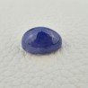 Tanzanite Naturale Forma Ovale Piatto Cabochon Liscio Fatto a Mano 17X13X9mm 18,95 Carati 1pz