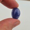 Tanzanite Naturale Forma Ovale Piatto Cabochon Liscio Fatto a Mano 17X13X9mm 18,95 Carati 1pz