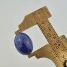 Tanzanite Naturale Forma Ovale Piatto Cabochon Liscio Fatto a Mano 17X13X9mm 18,95 Carati 1pz