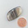 Fluorite Naturale Forma Fantasia Piatto Cabochon Liscio Fatto a Mano 31X17mm 5,52gm 1pz