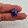 Tanzanite Naturale Forma Ovale Piatto Cabochon Liscio Fatto a Mano 18X13X9mm 20,85 Carati 1pz