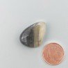 Fluorite Naturale Forma Fantasia Piatto Cabochon Liscio Fatto a Mano 22X16X6mm 4,20gm 1pz