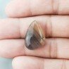 Fluorite Naturale Forma Fantasia Piatto Cabochon Liscio Fatto a Mano 22X16X6mm 4,20gm 1pz