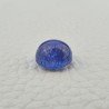 Tanzanite Naturale Forma Tondo Piatto Cabochon Liscio Fatto a Mano 11X11X07mm 7,70 Carati 1pz