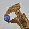 Tanzanite Naturale Forma Tondo Piatto Cabochon Liscio Fatto a Mano 11X11X07mm 7,70 Carati 1pz