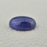 Tanzanite Naturale Forma Ovale Piatto Cabochon Liscio Fatto a Mano 19X14X6,80mm 18,70 Carati 1pz