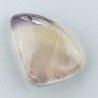 Fluorite Naturale Forma Fantasia Piatto Cabochon Liscio Fatto a Mano 21X15X6mm 3,40gm 1pz