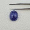 Tanzanite Naturale Forma Ovale Piatto Cabochon Liscio Fatto a Mano 18X15X10mm 24,90 Carati 1pz