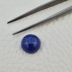 Tanzanite Naturale Forma Tondo Piatto Cabochon Liscio Fatto a Mano 11X11X06mm 6,90 Carati 1pz Tanzanite Naturale Forma Tondo Piatto Cabochon Liscio Fatto a Mano 11X11X06mm 6,90 Carati 1pz