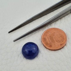 Tanzanite Naturale Forma Tondo Piatto Cabochon Liscio Fatto a Mano 11X11X06mm 6,90 Carati 1pz Tanzanite Naturale Forma Tondo Piatto Cabochon Liscio Fatto a Mano 11X11X06mm 6,90 Carati 1pz