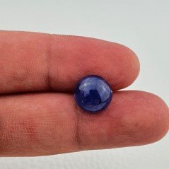 Tanzanite Naturale Forma Tondo Piatto Cabochon Liscio Fatto a Mano 11X11X06mm 6,90 Carati 1pz Tanzanite Naturale Forma Tondo Piatto Cabochon Liscio Fatto a Mano 11X11X06mm 6,90 Carati 1pz