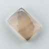 Fluorite Naturale Forma Rettangolare Piatto Cabochon Liscio Fatto a Mano 16X12X6mm 3,35gm 1pz