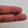 Tanzanite Naturale Forma Cuscino Piatto Cabochon Liscio Fatto a Mano 8X5X4mm 2,15 Carati 1pz