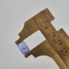 Tanzanite Naturale Forma Cuscino Piatto Cabochon Liscio Fatto a Mano 8X5X4mm 2,15 Carati 1pz