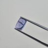 Tanzanite Naturale Forma Cuscino Piatto Cabochon Liscio Fatto a Mano 8X5X4mm 2,15 Carati 1pz