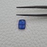 Tanzanite Naturale Forma Cuscino Piatto Cabochon Liscio Fatto a Mano 10X7X3mm 2,50Carati 1pz