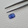 Tanzanite Naturale Forma Cuscino Piatto Cabochon Liscio Fatto a Mano 10X7X3mm 2,50Carati 1pz
