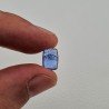 Tanzanite Naturale Forma Cuscino Piatto Cabochon Liscio Fatto a Mano 10X7X3mm 2,50Carati 1pz