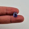 Tanzanite Naturale Forma Cuscino Piatto Cabochon Liscio Fatto a Mano 10X8X5mm 4,40 Carati 1pz
